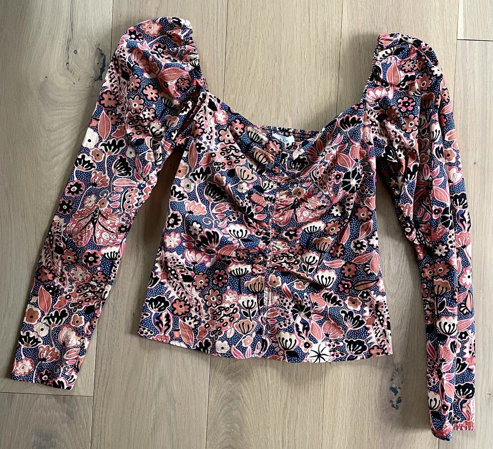 A.L.C. Chandler Floral Cotton Top - Size 10 - New with Tags